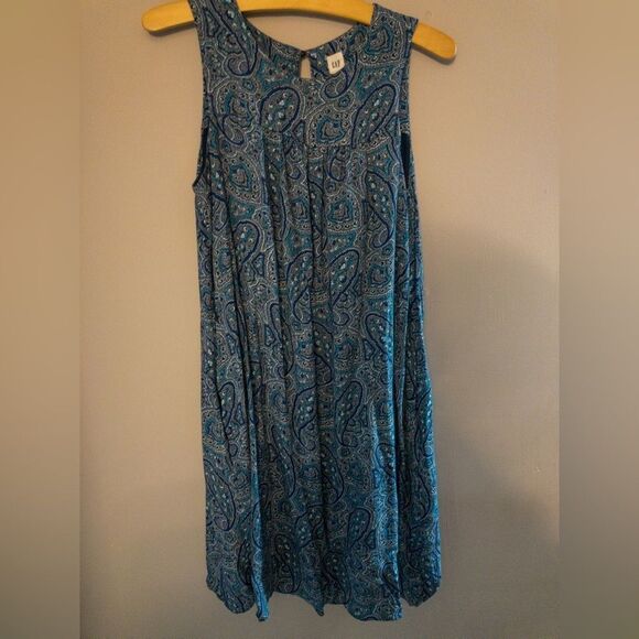 GAP paisley blue dress - Picture 2 of 5